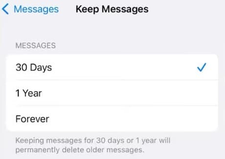 delete old messages