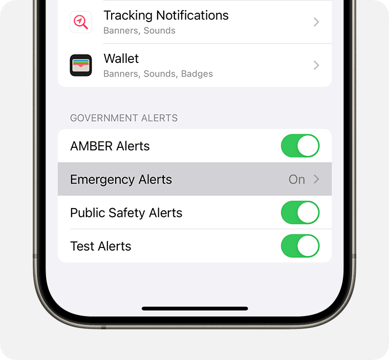 emergency alerts