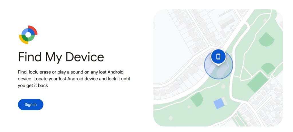 google find my device