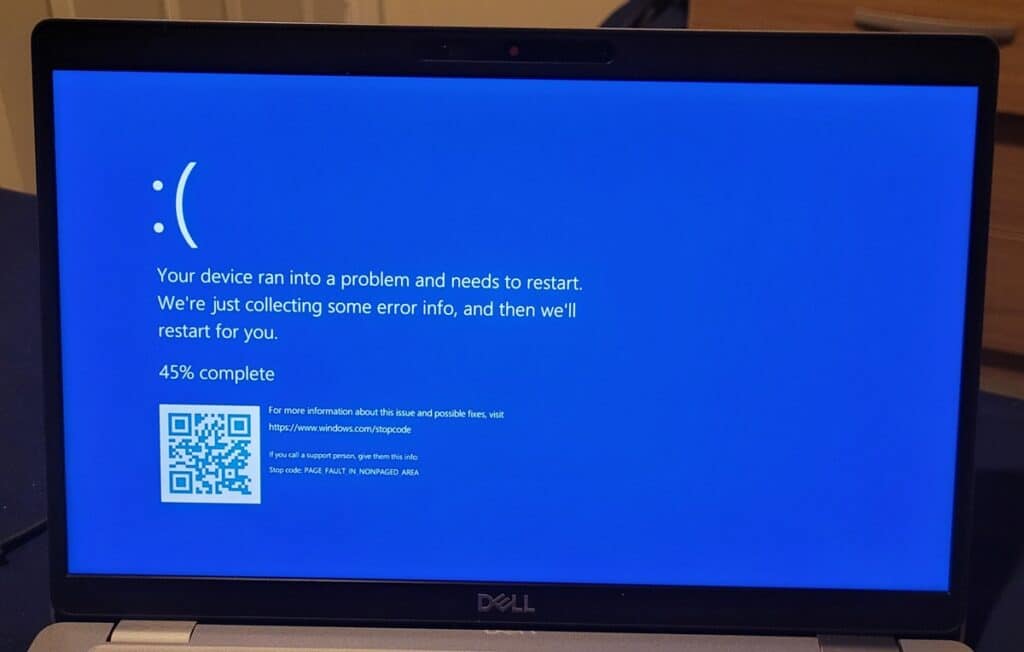 Windows 11 April 2025 update blue screen