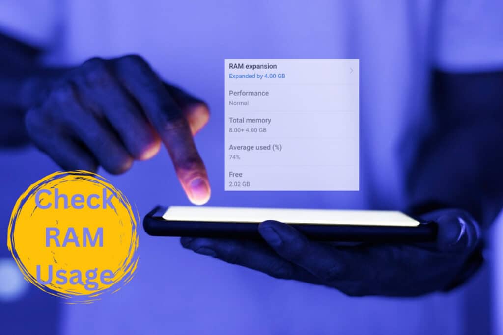 how to check ram in android