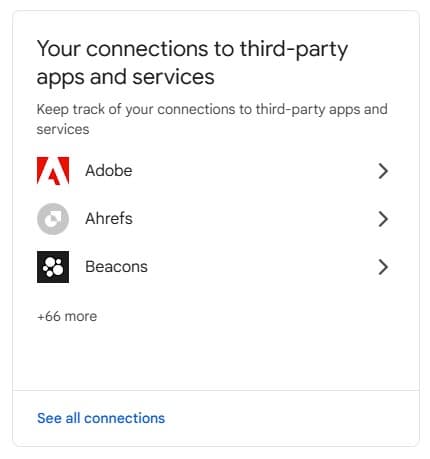 third party app access google account