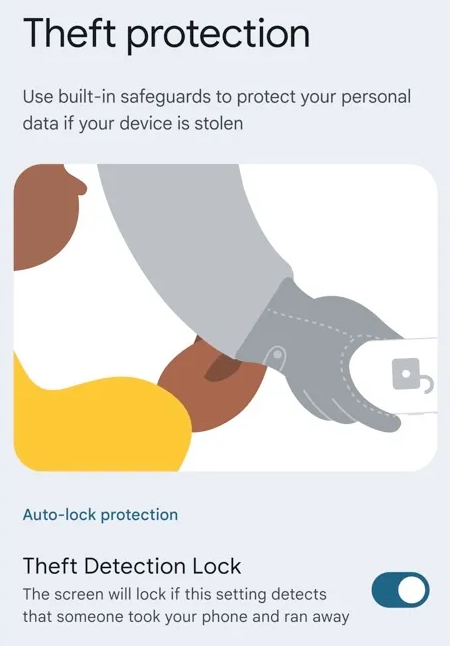 Theft Detection Lock