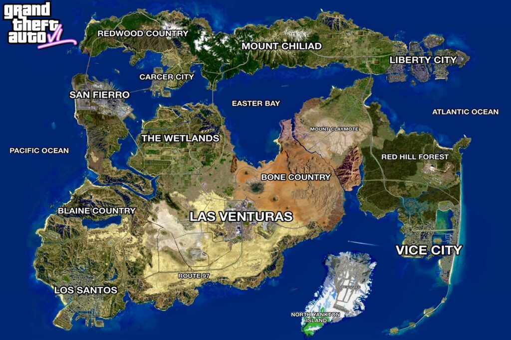 GTA 6 map