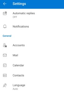 backup android contacts to onedrive